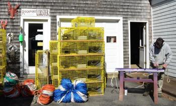 The fishing/lobster industry is fundamental to the Maine economy and way of life. (Photo by Lynda Clancy)