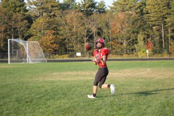 Sophomore cornerback Cas Lavoie #15. (Courtesy Sally Russillo)