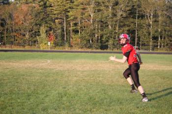 Junior cornerback and running back Mason Chadwick. (Courtesy Sally Russillo)