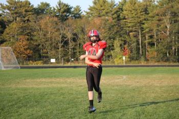 Junior lineman and tightend Enzo Russillo. (Courtesy Sally Russillo)