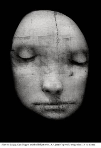 “Silence” 1of 2. Photo of artwork courtesy Alan Magee