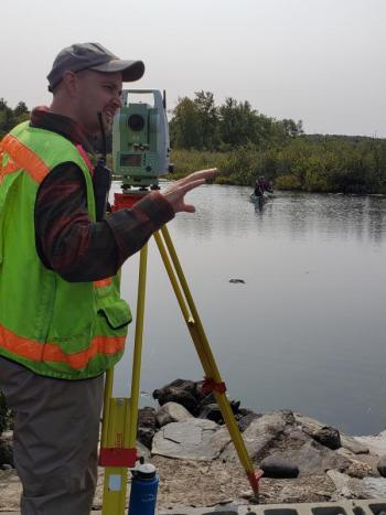 Bill Bennett, U.S. Fish & Wildlife Engineer. (Steve Hirshberg photo)