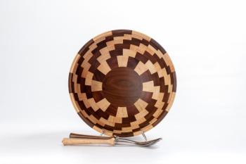 The bottom of a segmented bowl created by John Coppola. (Courtesy photo)