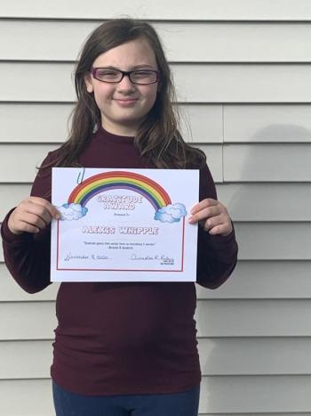 Alexis Whipple. (Photo courtesy Thomaston Grammar School)