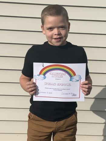 Nolan Sprowl. (Photo courtesy Thomaston Grammar School)