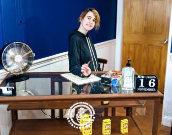Korissa Weldon, co-owner of Dark Harbor Barber Company. (Courtesy photo)