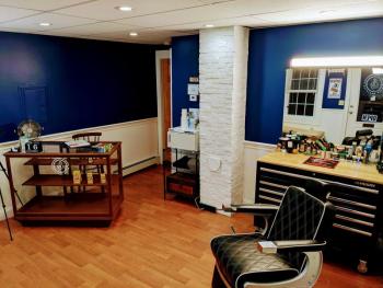 Inside the Dark Harbor Barber Company on Union Street in Rockland. (Courtesy photo)