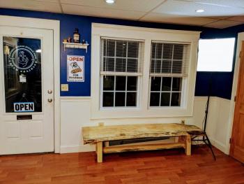 Inside the Dark Harbor Barber Company on Union Street in Rockland. (Courtesy photo)