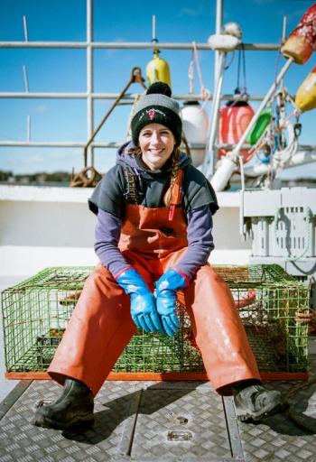 Julia Howard of the F/V Miss Maelie. (Courtesy Hannah McGowan Photography)