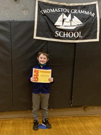 Shawn King, kindergarten. (Photo courtesy Thomaston Grammar School)