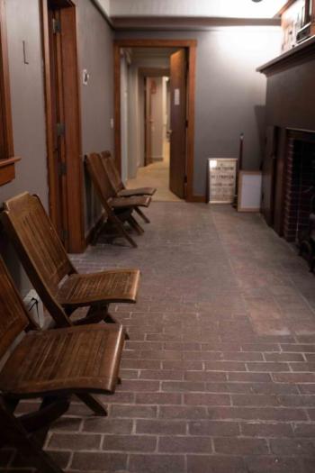 The Waldo’s backstage area (Photo courtesy Anna Finocchiaro)