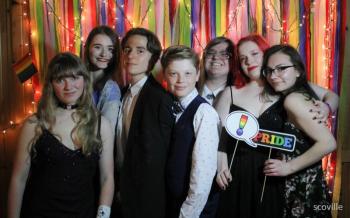 Youth at the Rainbow Ball Weekend in 2019. OUT Maine’s training focuses on creating welcoming and affirming environments for LGBTQ+ youth. (Photo by Steve Scoville)