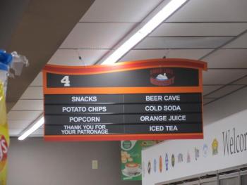 A welcome sign to its local customers. Photo by Kay Stephens