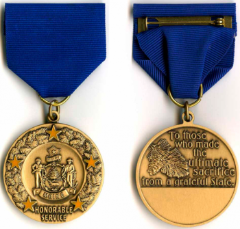The Maine Honorable Service medal designed by Gary Cooper. (Courtesy photo)