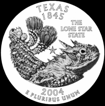 The proposed coin design Gary Cooper designed for the State of Texas quarter. (Courtesy photo)