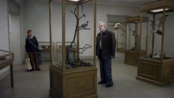 A scene from A PIGEON SAT ON A BRANCH REFLECTING ON EXISTENCE. (Photo courtesy Magnolia Films)