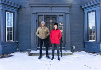The former Drouthy Bear (pictured Gabriela Acero and Derek Richard, owners) will first be a takeout BBQ concept, then a chophouse. Photo courtesy Elizabeth Soule