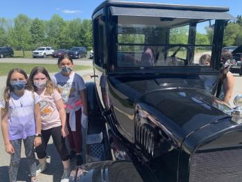 Natalie Jordan, Leah McLellan, and Eva O’Hare. (Photo courtesy Thomaston Grammar School)