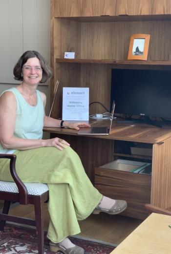 Elisa Olds, Showroom Manager at Home Office (photo by Fiona - Flipside Coffee)
