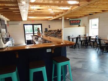 The brew-pub style tasting room. Photo by Kay Stephens