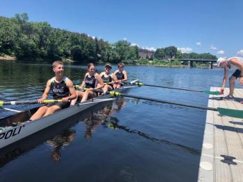 Dominic Piconi, Maggie Gill, Lydia Myers and Cabot Adams. (Courtesy Tris Coburn and Peter Piconi)