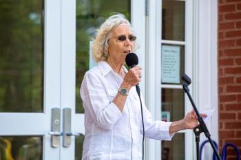 Joan Welsh (Photo courtesy Jim Dugan, Rockport Library Foundation)