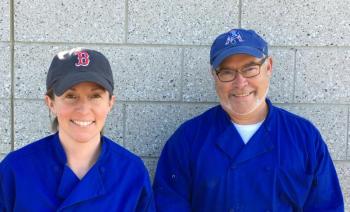 Lincolnville Central School’s Food Service Director Angela Wheaton and her assistant, Royce Wright, are proud to be known as the Lunch Ladies!
Photo by Diane O’Brien lunch ladies