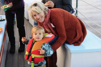 Vicki Doudera and her grandson Atlas Doudera. (Photo by Quinton Donleavy)