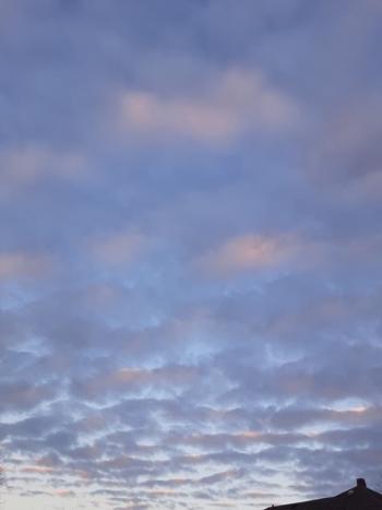 Mackerel sky. (Photo by Susan Kanellakis)
