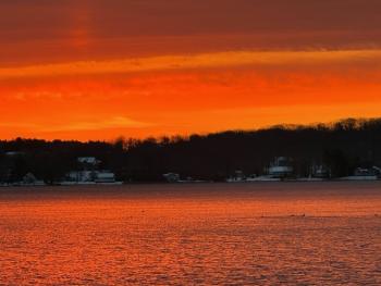 Chickawauke Lake at sunrise. (Photo by Deb Shepard)