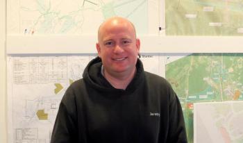 Knox County Airport manager Jeremy Shaw. (Photo by Chris Wolf)