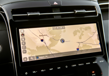 The Santa Cruz touchscreen is generously proportioned and crisp, and loaded with state-of-the-art apps.