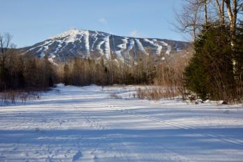 Late winter scenes on Megunticook and Sugarloaf. (Photo by Roger Wickenden)