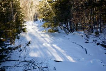 Late winter scenes on Megunticook and Sugarloaf. (Photo by Roger Wickenden)