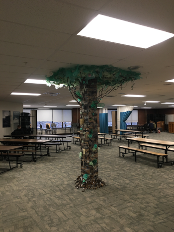 Aria Pines and Casco Bay High School: Waste to Art Intensive - 'Everlasting' (Photo courtesy ecomaine)