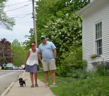 Jo Duke and Rockport Town Manager Jon Duke.