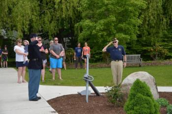 At the Honor Roll at Memorial Park in Rockport Village.