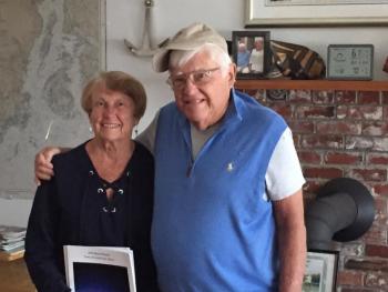 Lee Cronin and husband Brian. (Photo courtesy Lincolnville Town Administrator David Kinney)