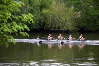 The girls 4+ “B” team. (Photo courtesy Allison Langley)
