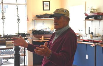 Museum founder Jim Sharp. (Photo by Sarah Thompson)