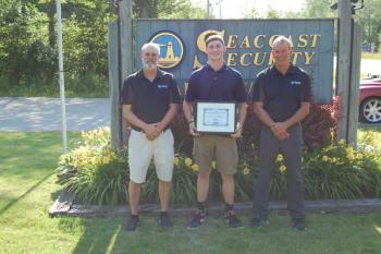 From left to right Scott Haynes, Dominic Athearn, Stephen Haynes. (Photo courtesy Seacoast Security, Inc.)