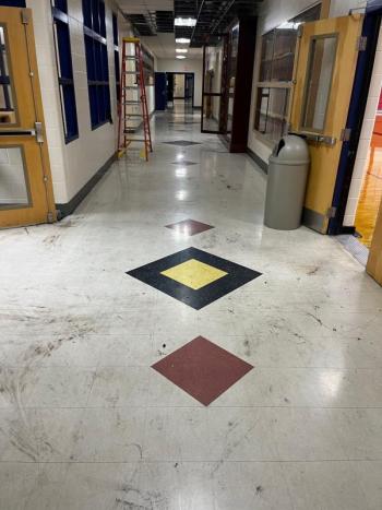 Cleanup! (Photo courtesy Rockport Fire Department)