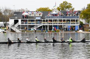 Barbara Krementz, Meredith Currier, Evan Waters, Mark McAllister, Leslie Forand, Sarah Kuhn, Paul Gill, Don Seales and Olivia Goodwin-Cook. (Photo by Sport Graphics)