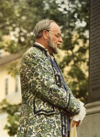 Curt Payson at the Union Bicentennial July 1974. (Photo courtesy Sestercentennial planning committee)