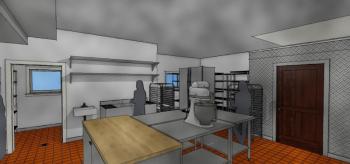 Artist’s rendition of future KC Gleaners Kitchen in Union