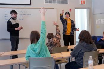 To learn more about the School of Education click on this link: Husson.edu/college-of-science-and-humanities/school-of-education/undergraduate-programs. (Photo courtesy Husson University)