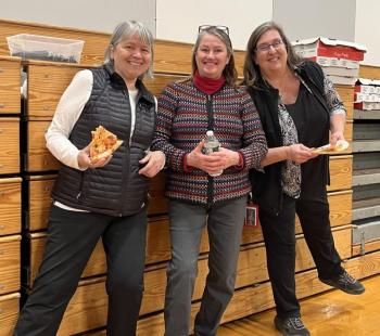 Roxanne Snowe, Cathy Hayes and Brenda Thomas (Photo courtesy Brenda Thomas/South Street School)