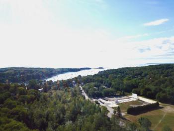 Rockport has been mulling over the future of the former Rockport Elementary School site for more than a decade. Now, there is a proposal on the table that includes a $4 million gift to the town. (Photo by James Lawrence, 2020)