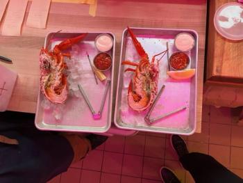 Chilled lobster cocktail, with house cocktail sauce and aioli. Photo courtesy Christina Sanders