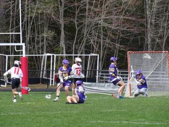 Camden Hills in its game against Cheverus. Photo by Ann Pixley.